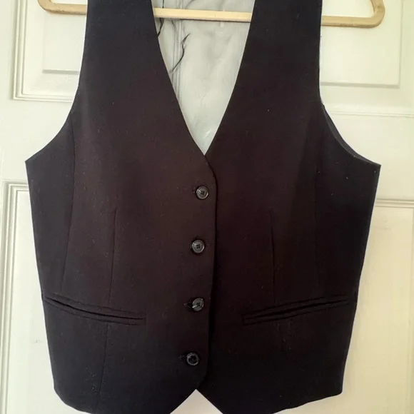 Organza Back Vest Maeve Anthropologie EUC L - Picture 4 of 8